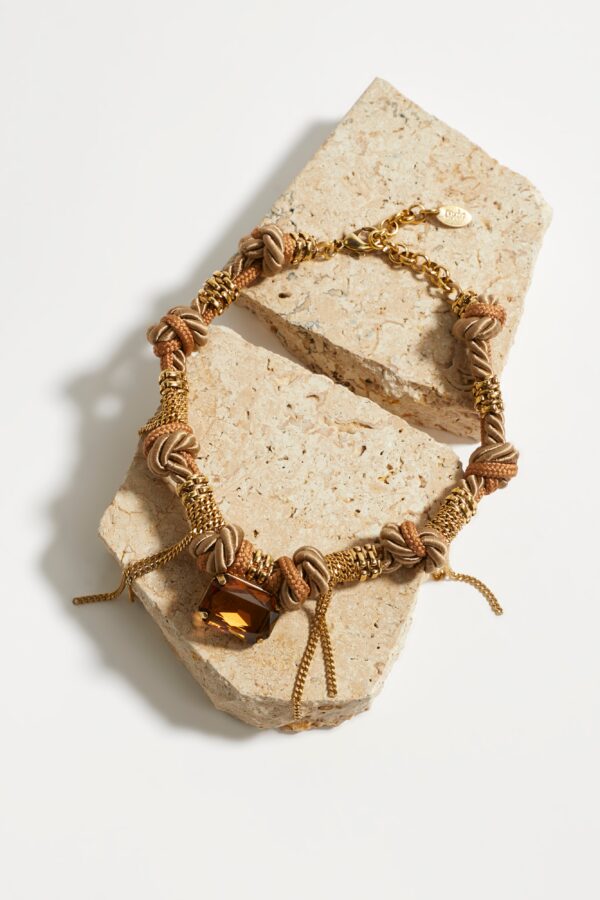 Rada Rope Necklace - Gold - Image 2